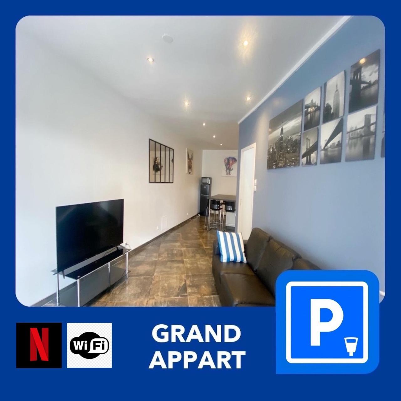 021 Chic & Cosy Grand Appart 84M2 Hypercentre Wifi Smart Tv Netflix Saint-Etienne  Bagian luar foto